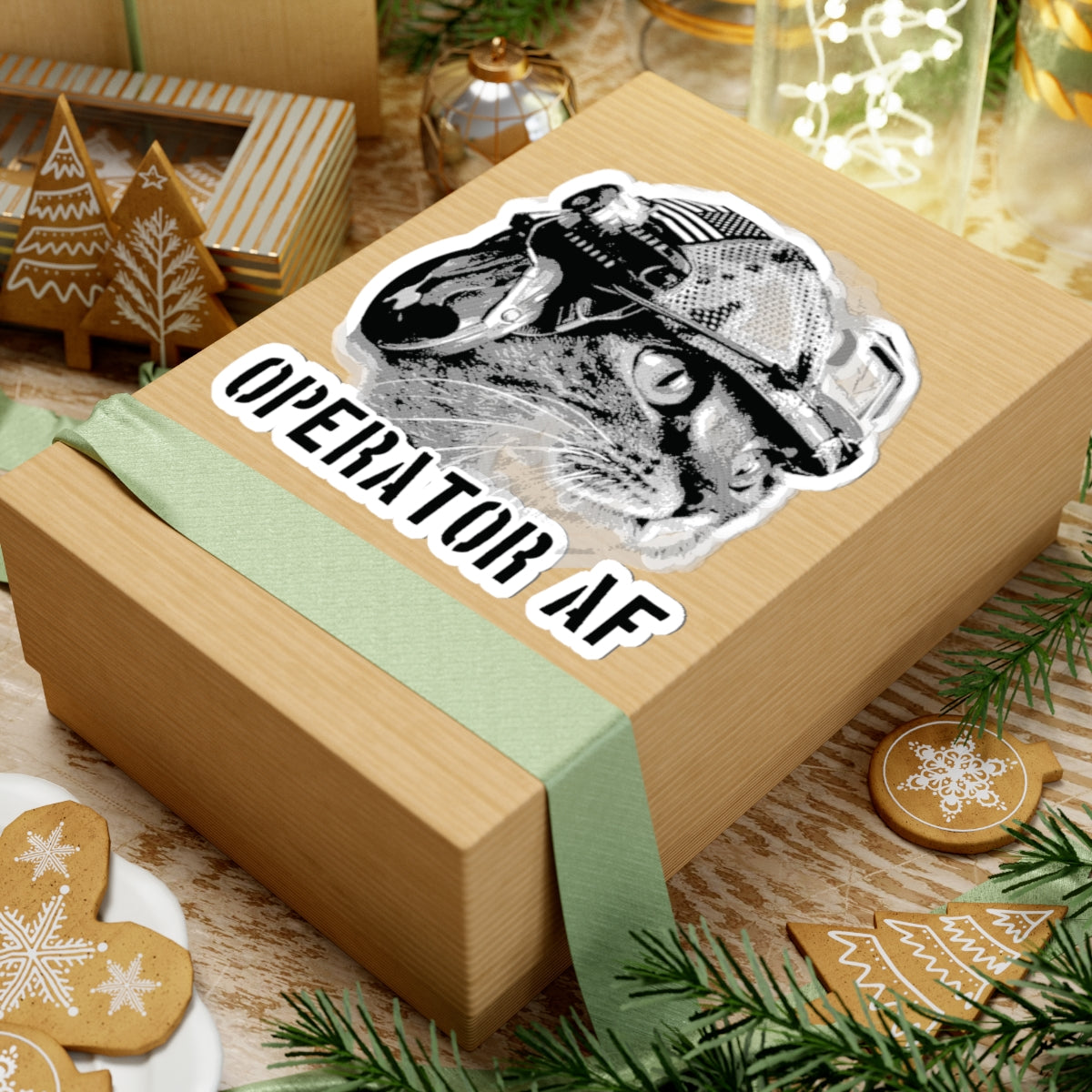 operator AF cat sticker