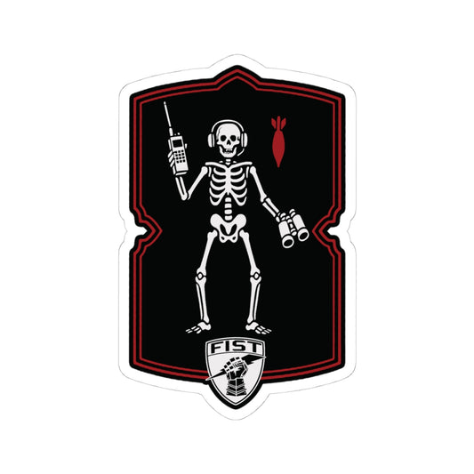 Fo/ JFO black beard sticker