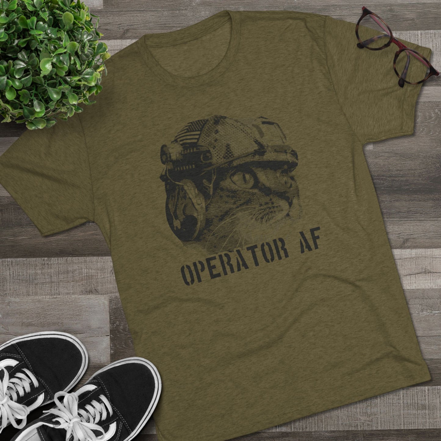 Operator AF  Cat tee