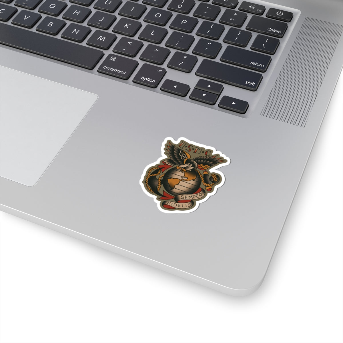 USMC Vintage Tattoo Sticker - Kiss-Cut Stickers