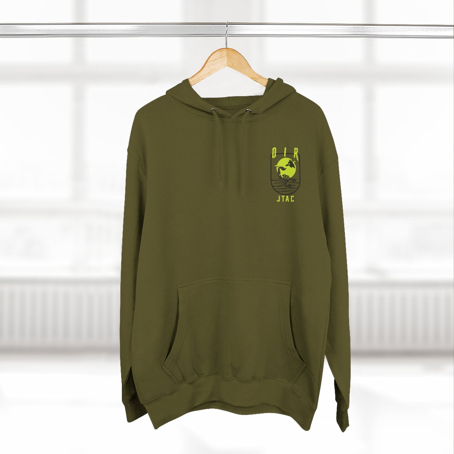 Fleece Hoodie - OIR Deployment Hoodie for Callsign Lawless TACP JTAC