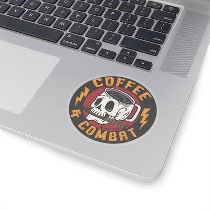 Coffee and Combat Sticker