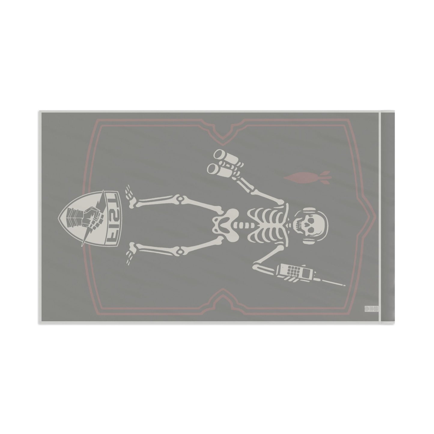 FISTER FO forward observer black beard flag