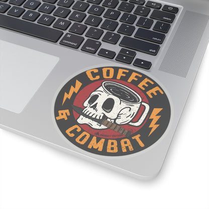 Coffee and Combat Sticker