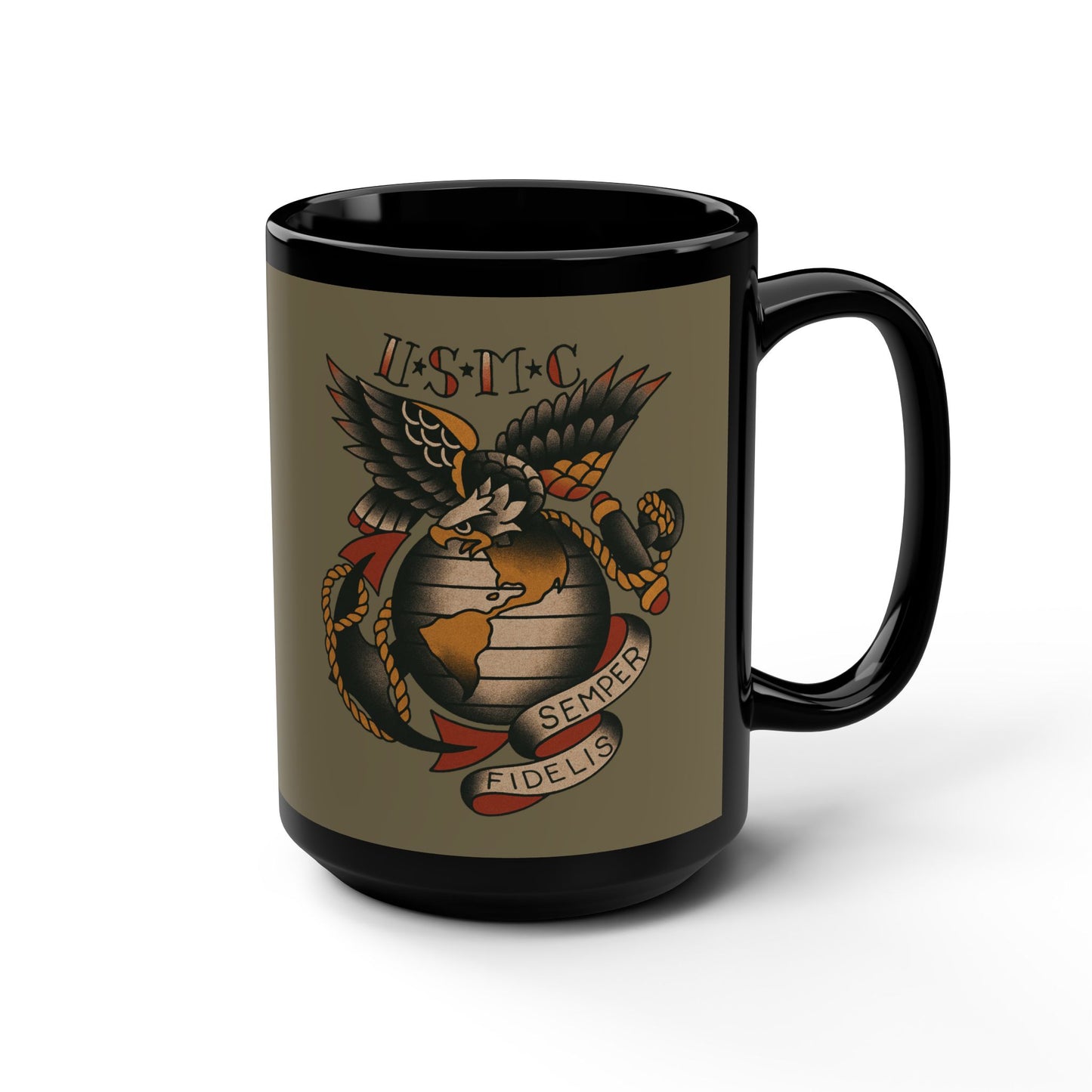 USMC Vintage Tattoo Coffee mug