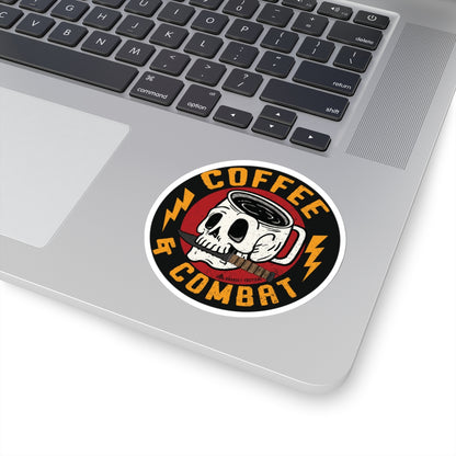 Coffee and Combat Sticker