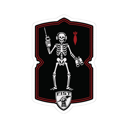 Fo/ JFO black beard sticker