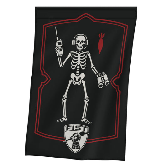 FISTER FO forward observer black beard flag