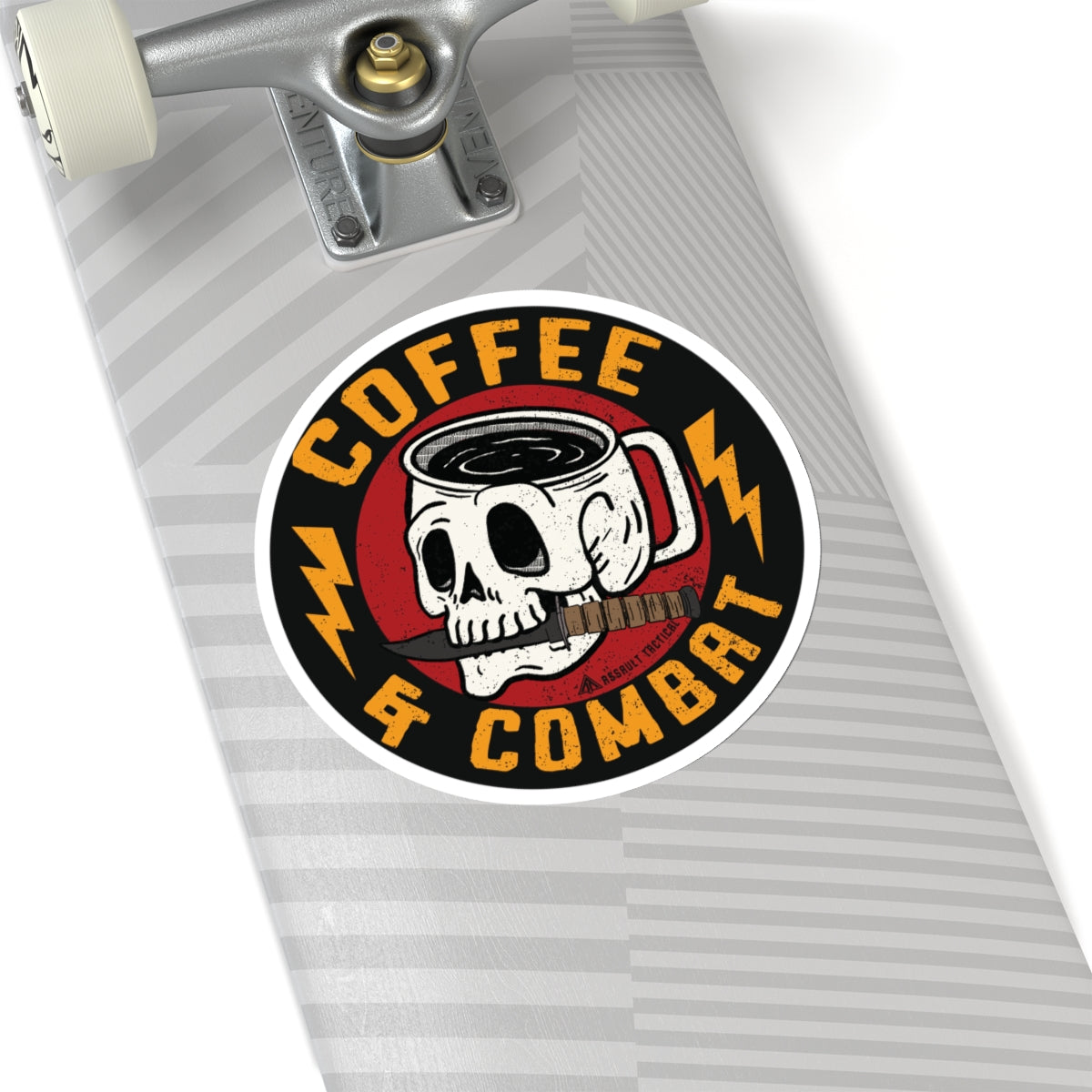 Coffee and Combat Sticker