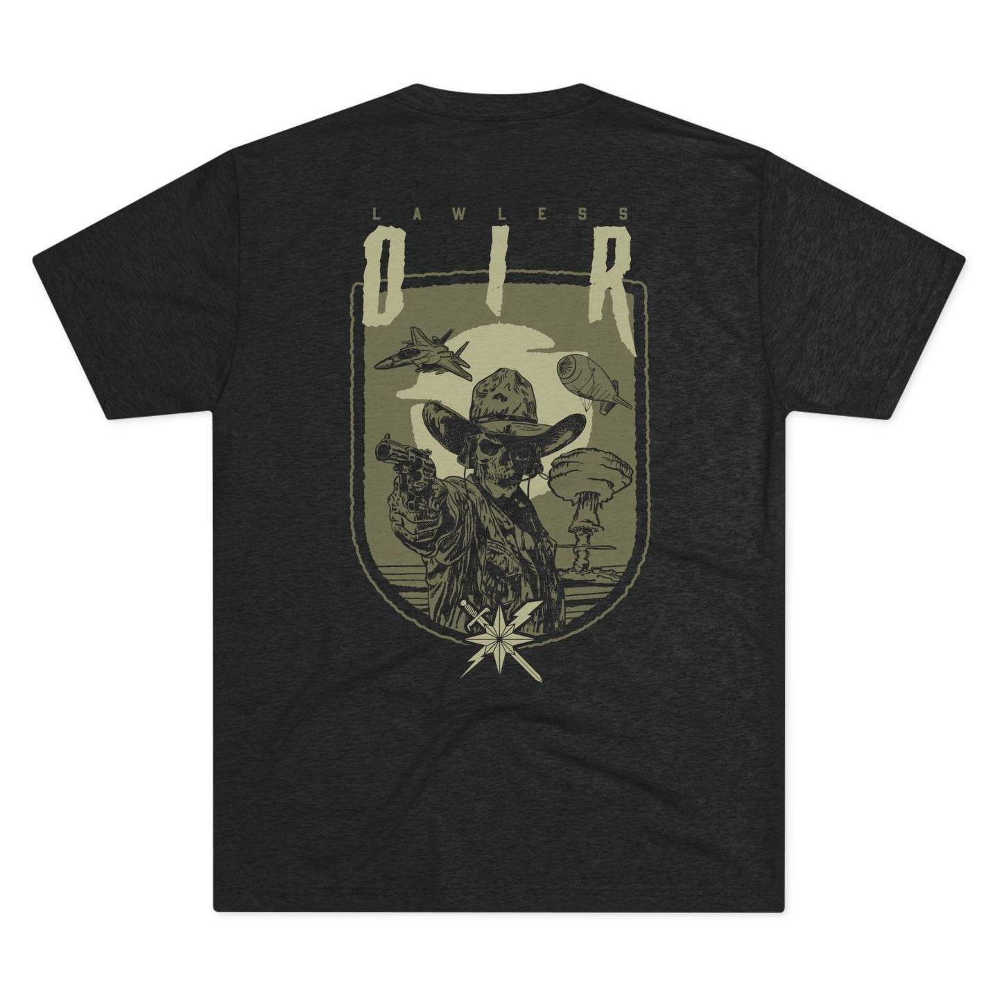 Lawless Oir Black / Green Tri Blend Tee