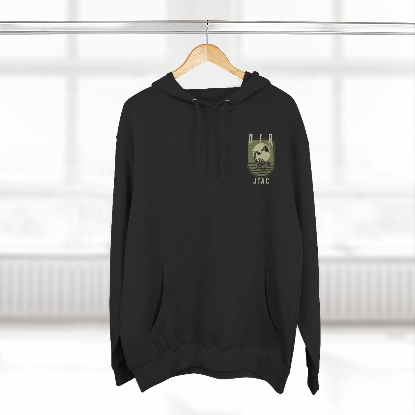 Fleece Hoodie - OIR Deployment Hoodie for Callsign Lawless TACP JTAC