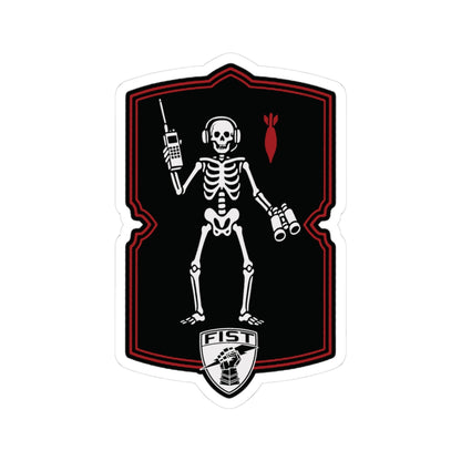 Fo/ JFO black beard sticker