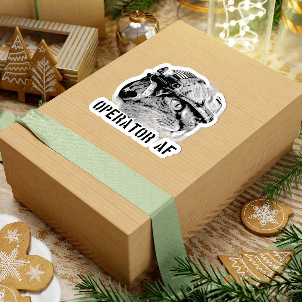 operator AF cat sticker