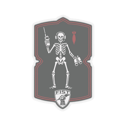 Fo/ JFO black beard sticker