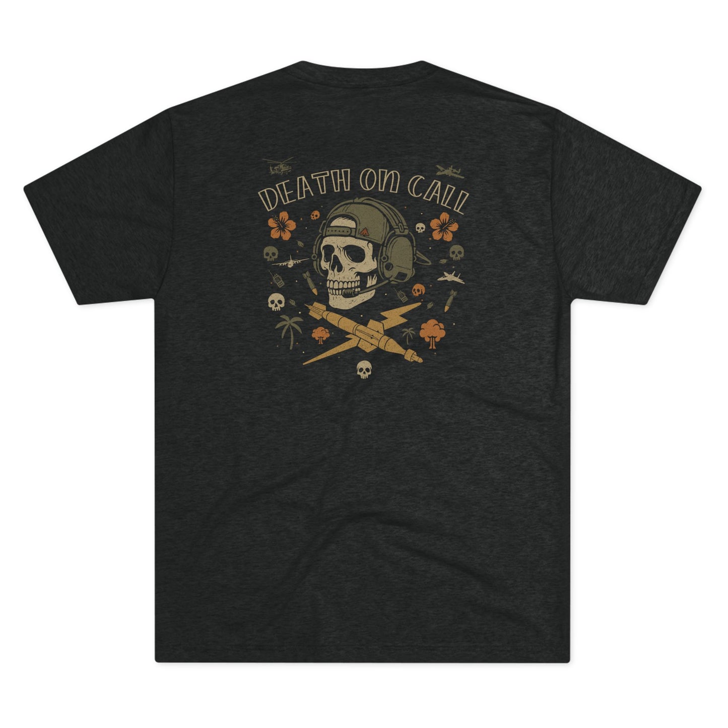 DEATH ON CALL TROPICAL  Tri-Blend TEE