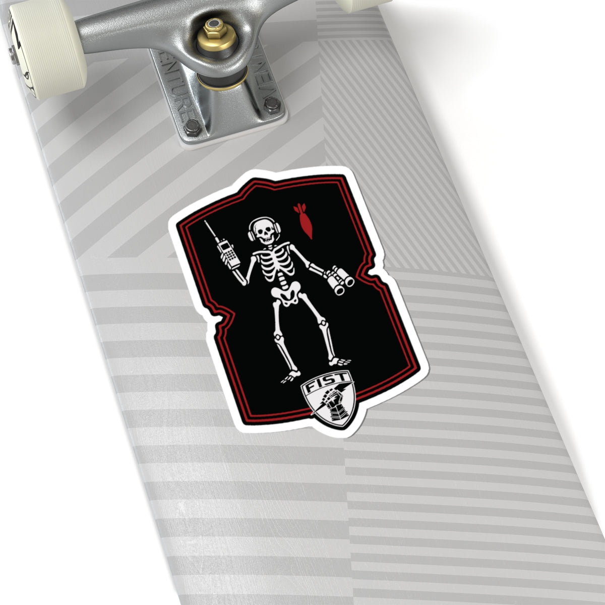 Fo/ JFO black beard sticker