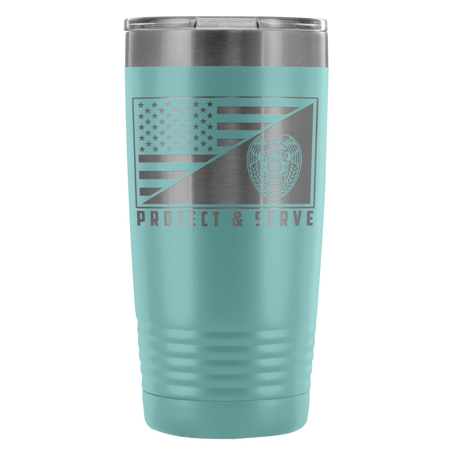 Protect & Serve police Tumbler