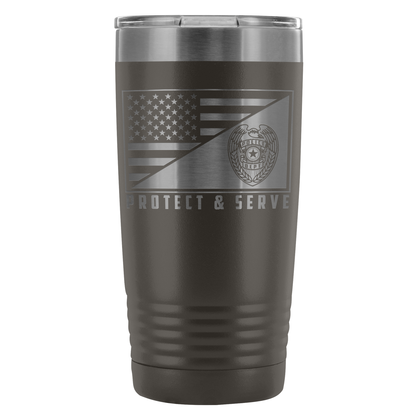 Protect & Serve police Tumbler