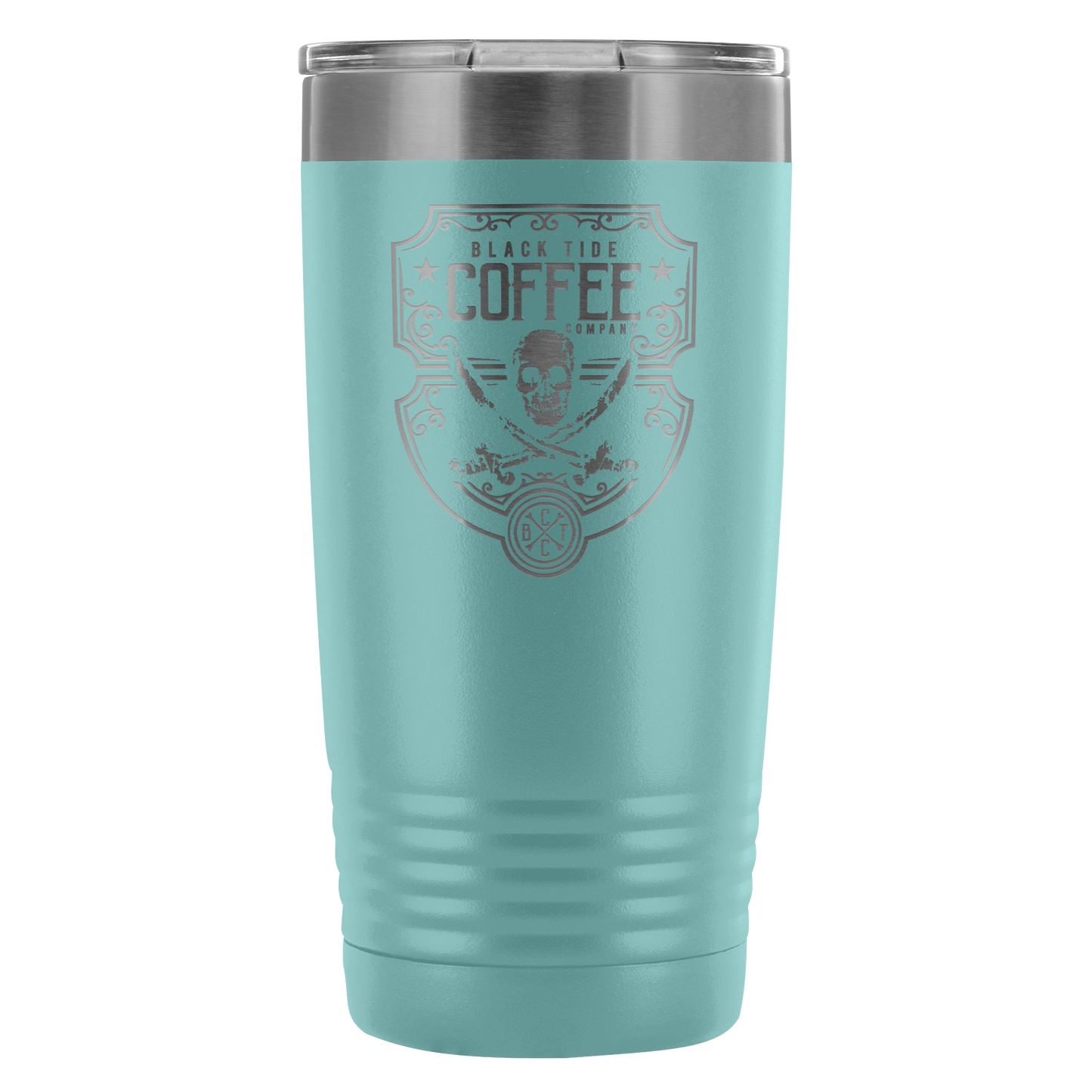 Black tide coffee tumbler