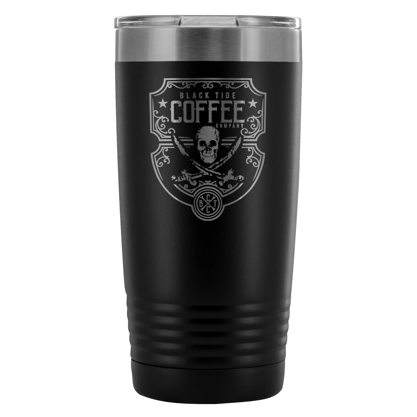 Black tide coffee tumbler