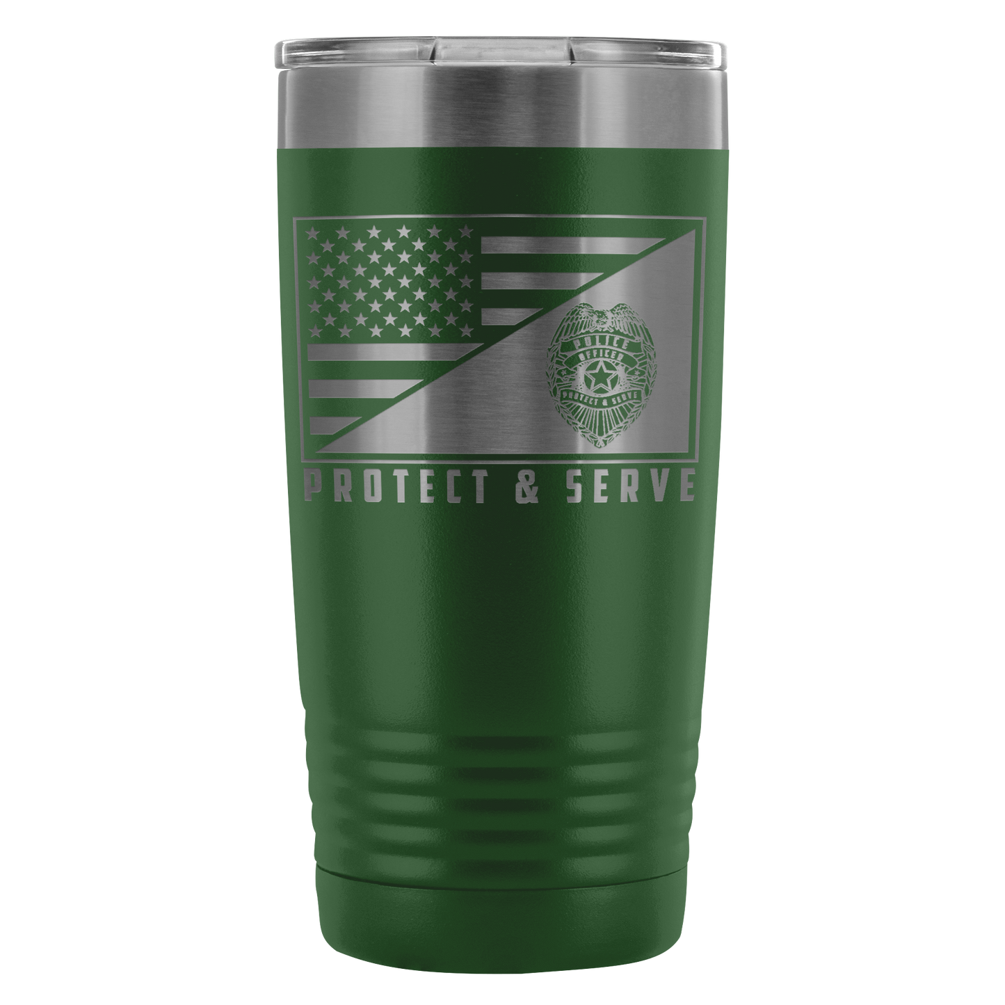 Police protect & serve Tumbler