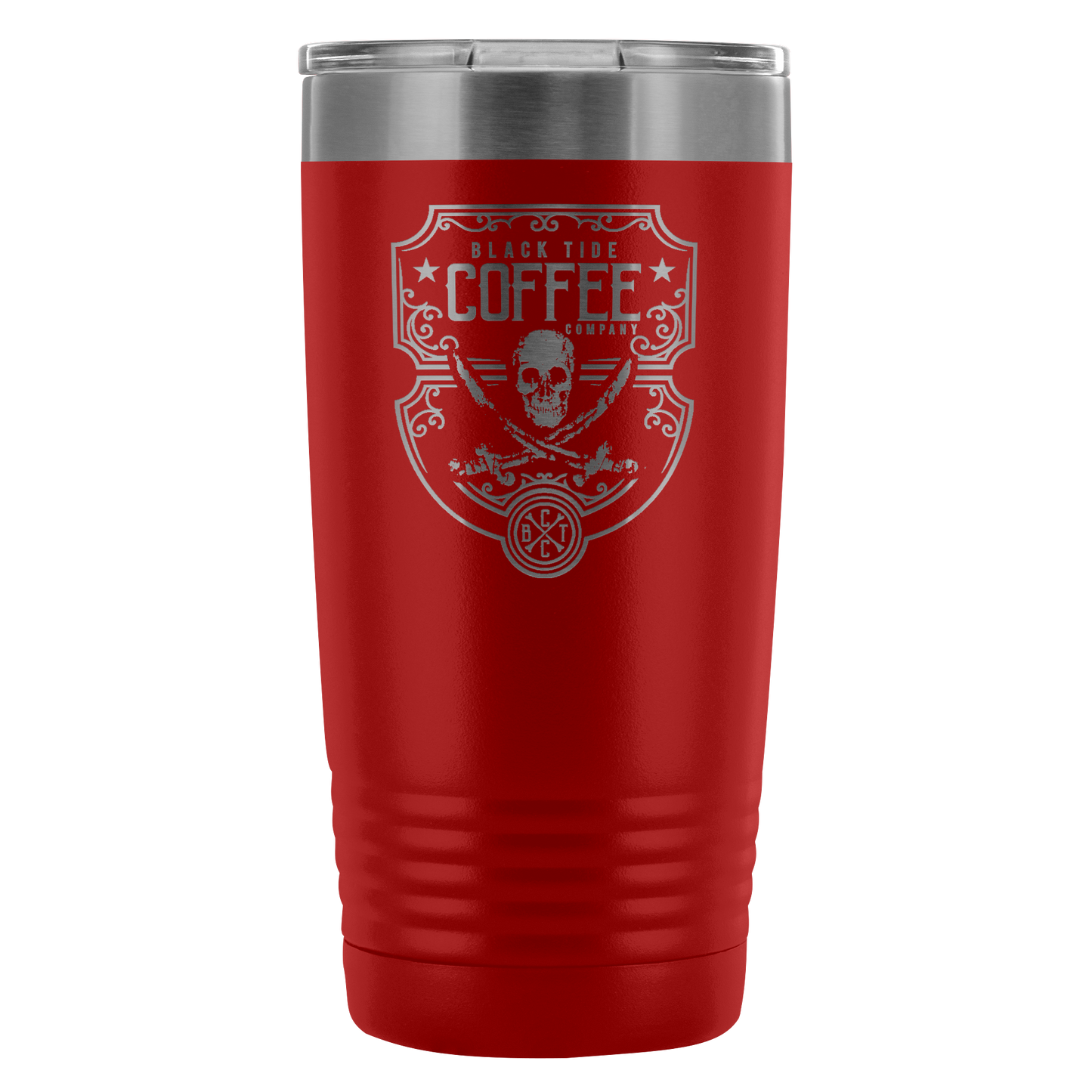 Black tide coffee tumbler