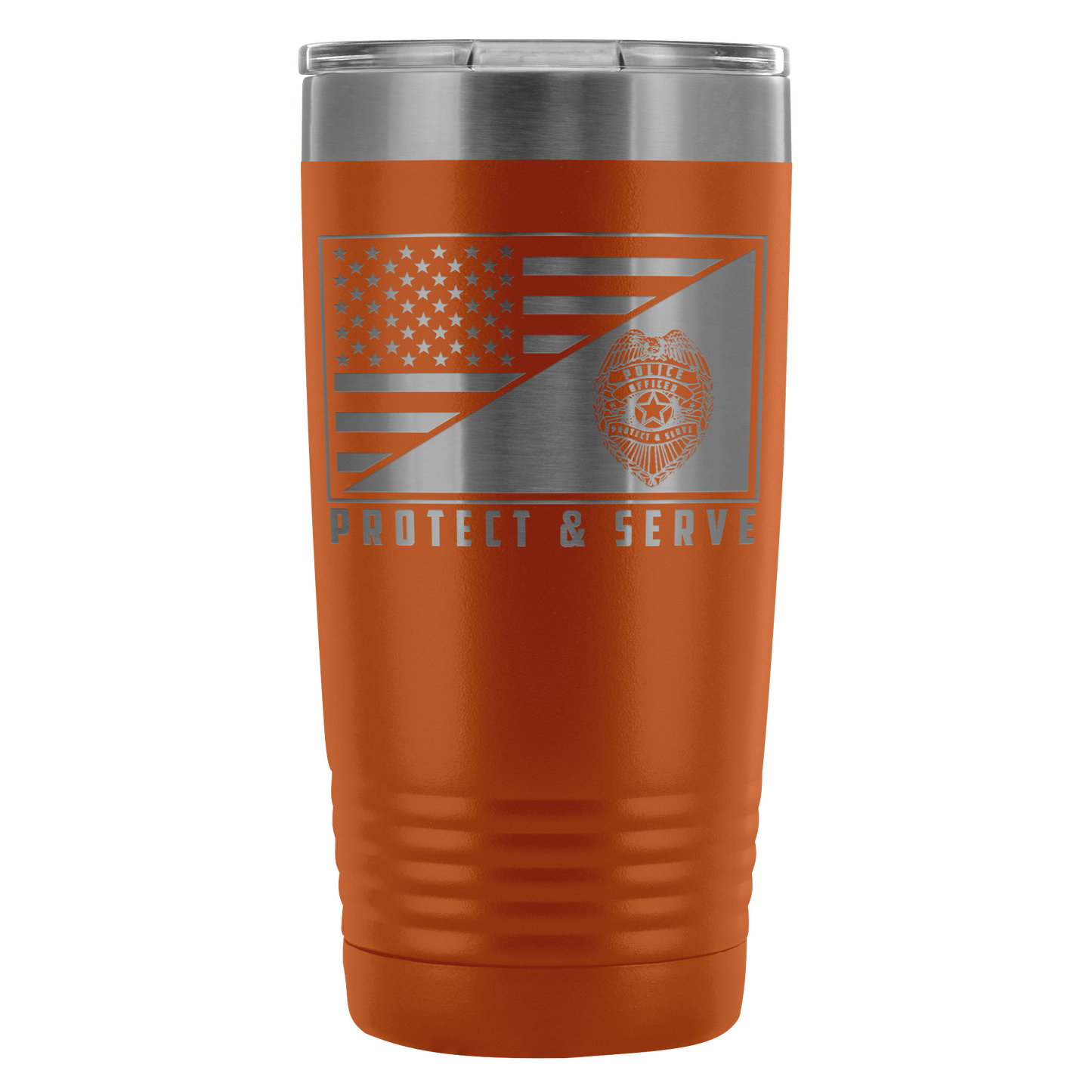 Police protect & serve Tumbler