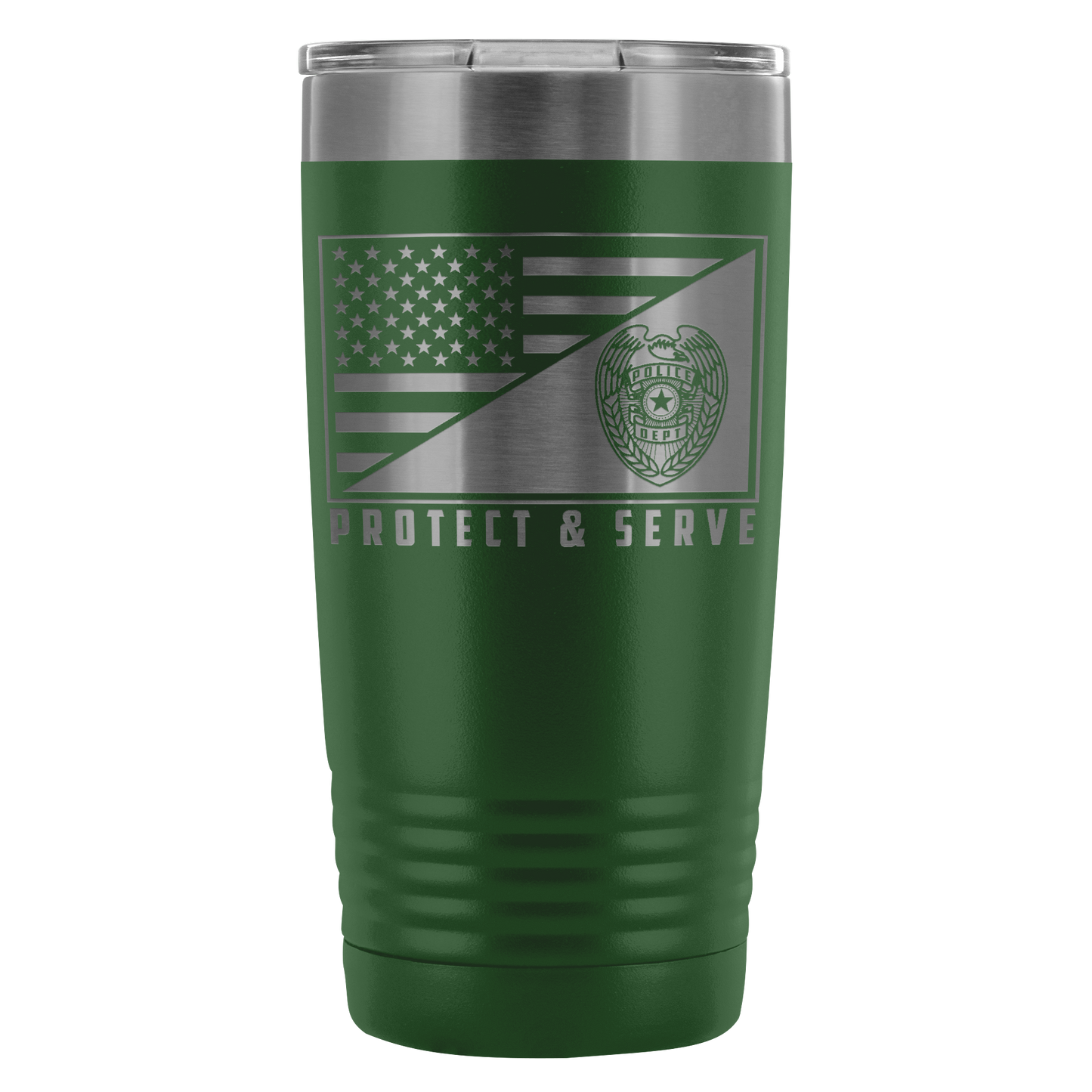 Protect & Serve police Tumbler