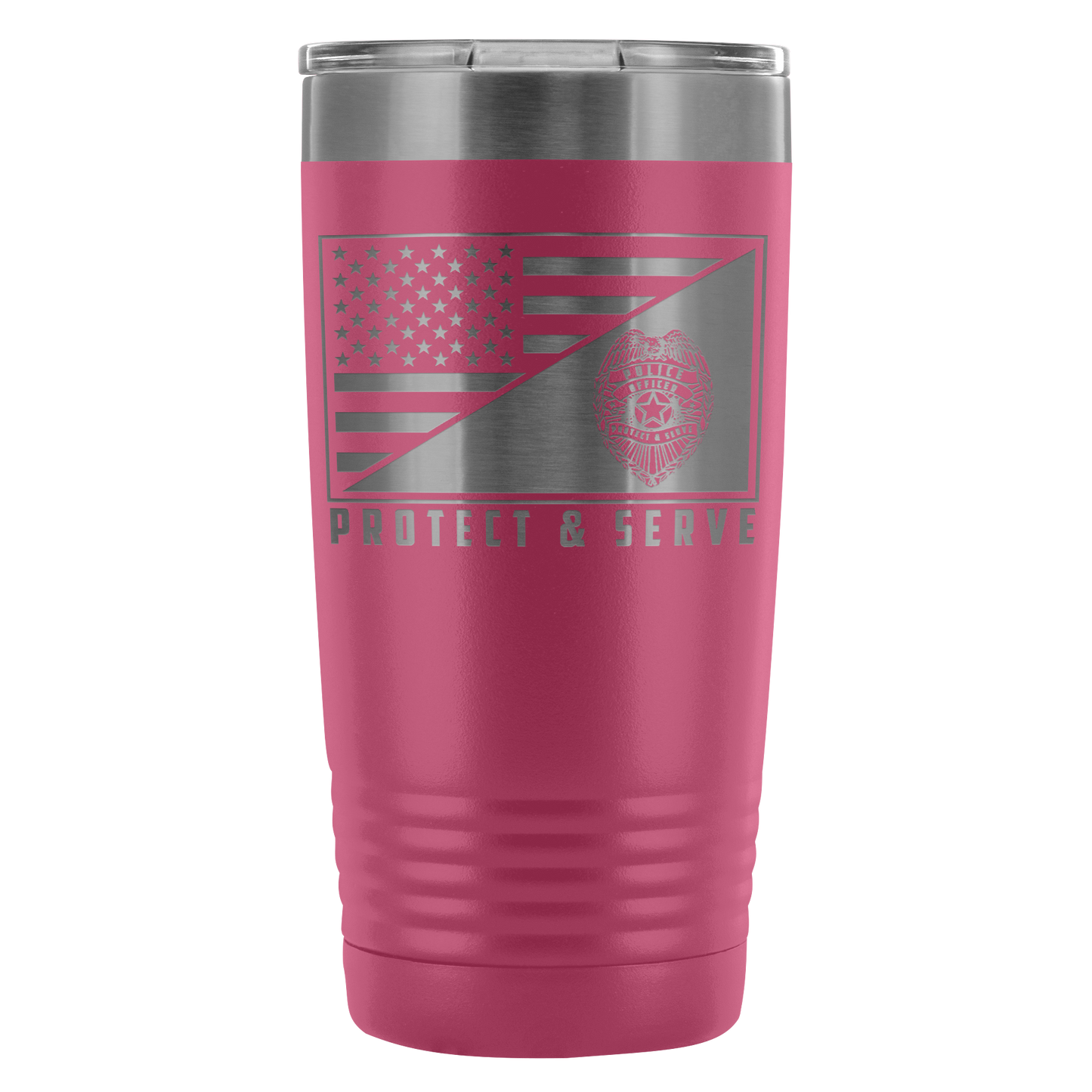 Police protect & serve Tumbler