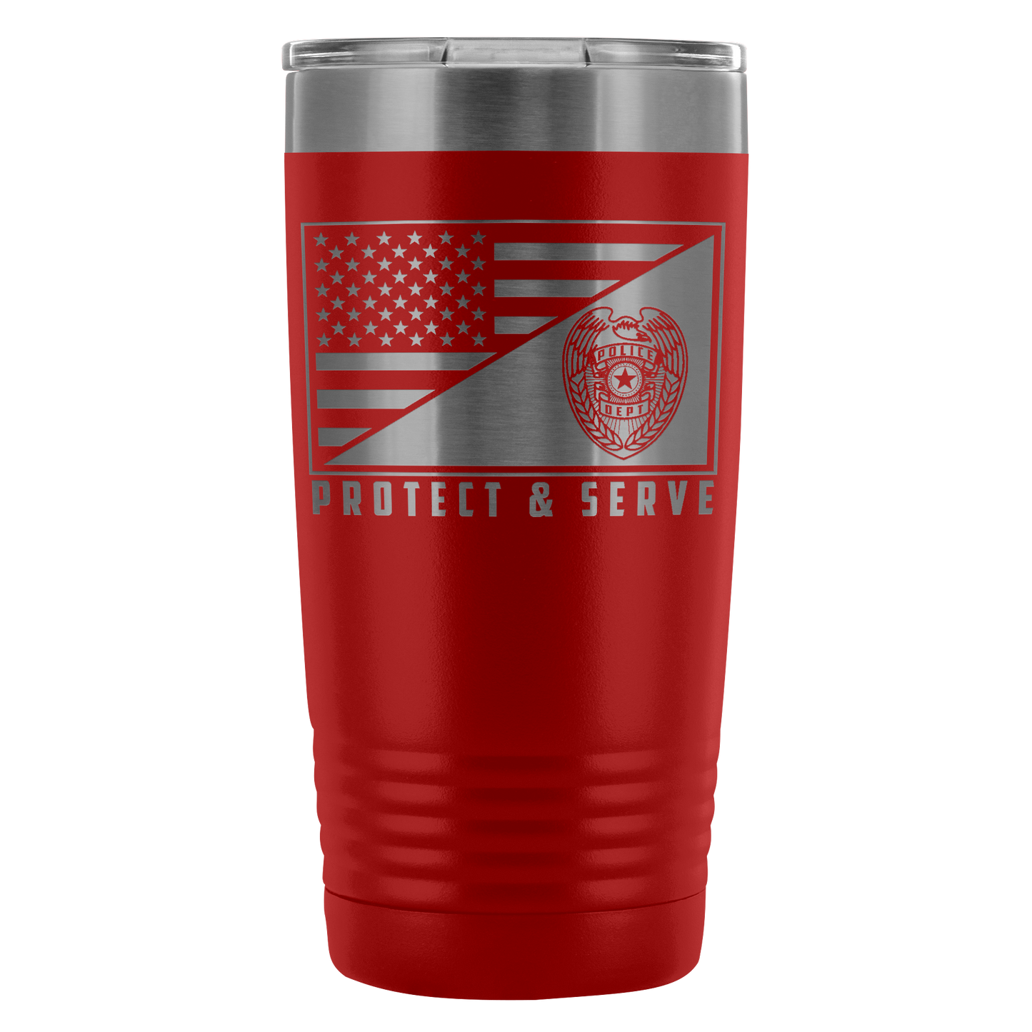 Protect & Serve police Tumbler