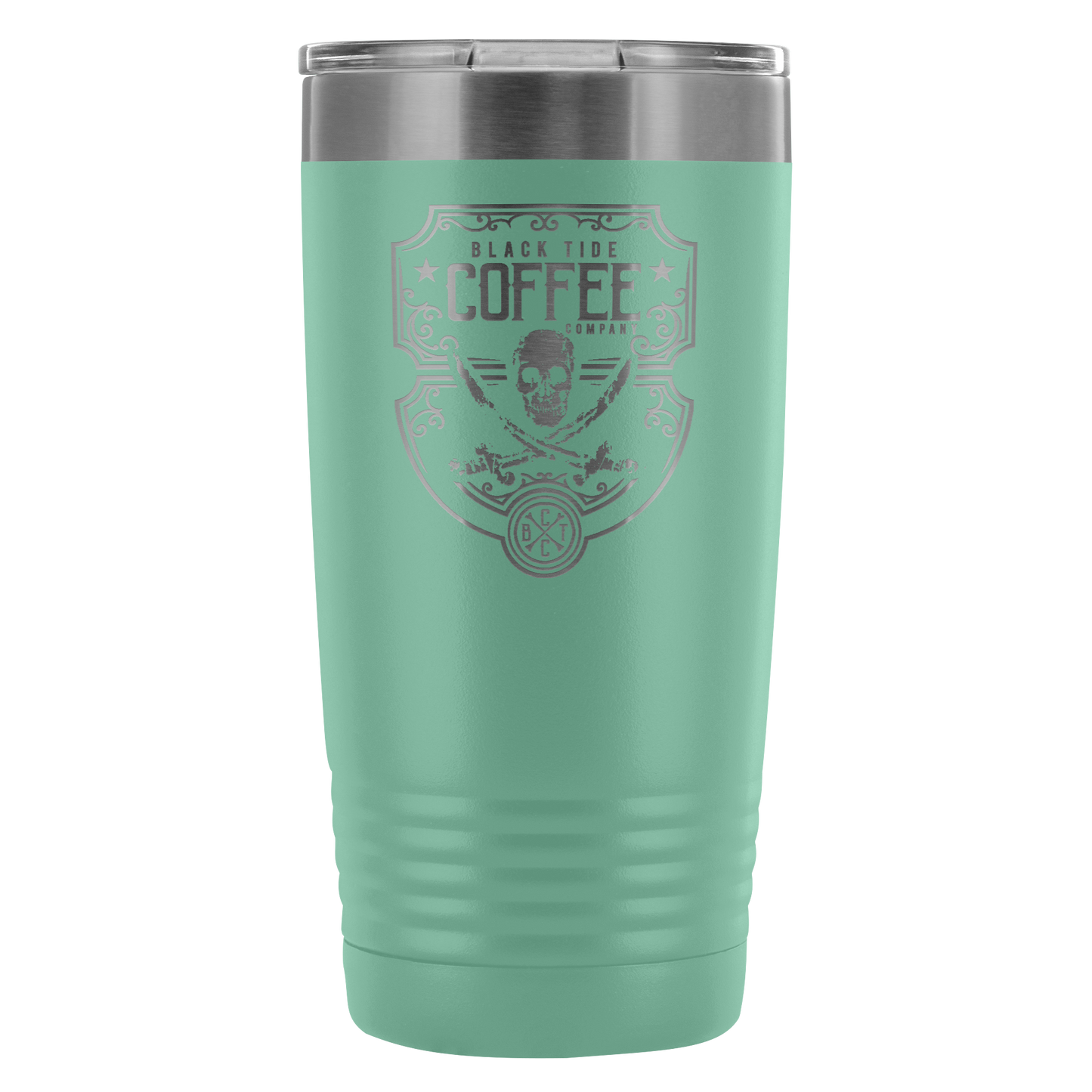 Black tide coffee tumbler