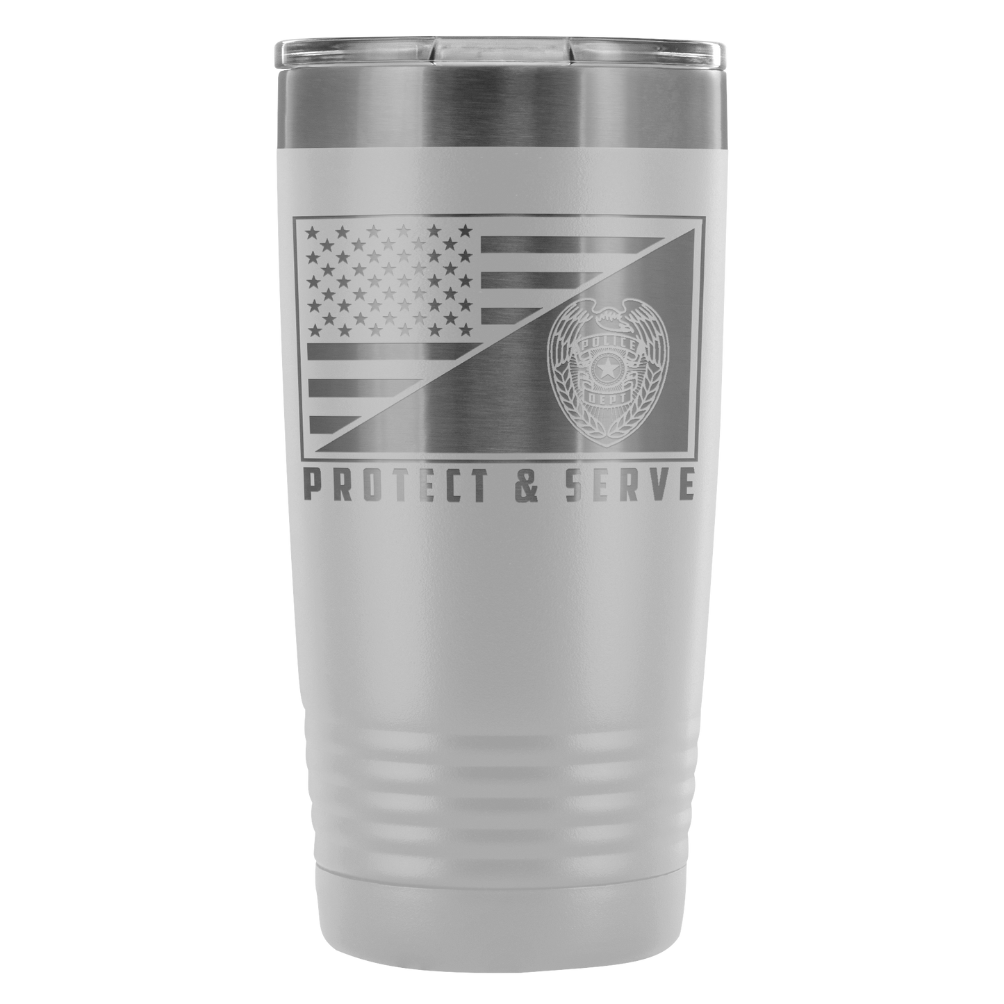 Protect & Serve police Tumbler