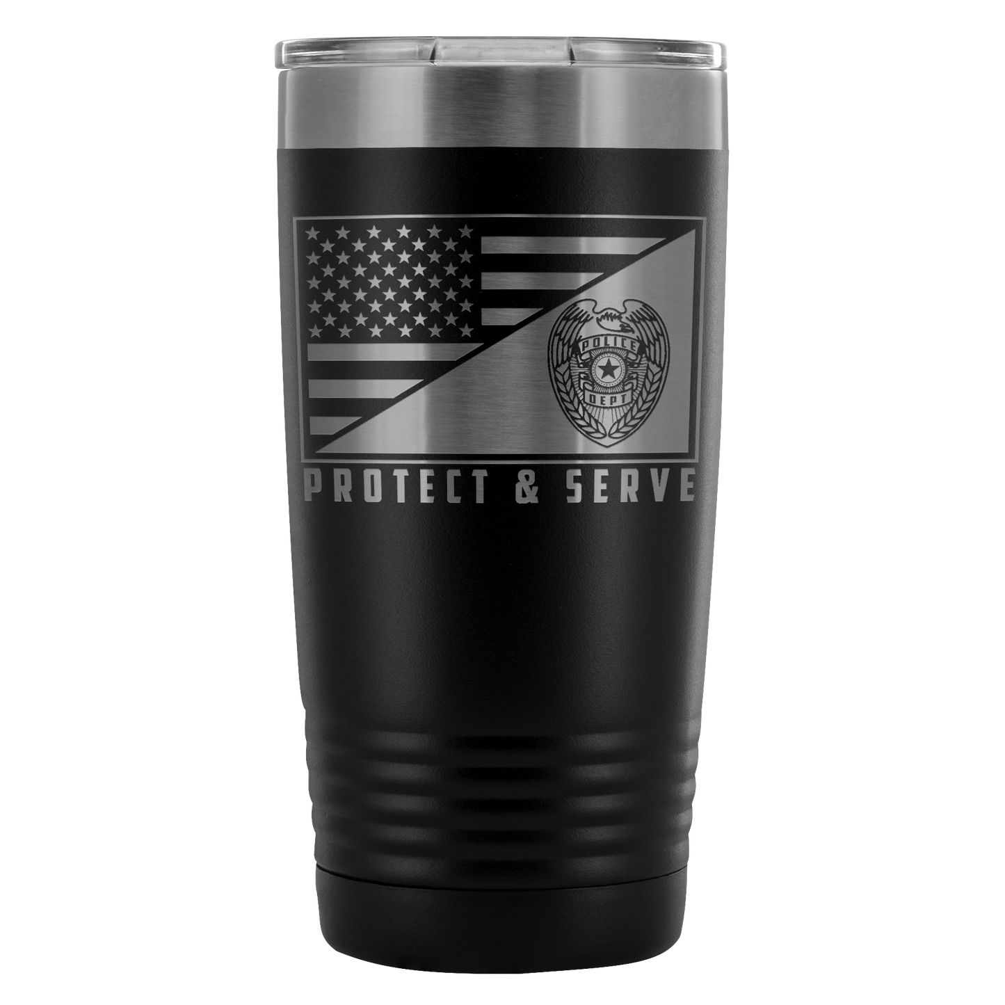 Protect & Serve police Tumbler