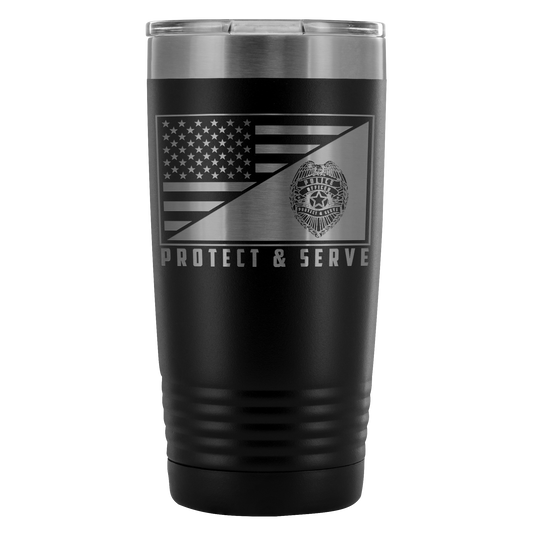 Police protect & serve Tumbler