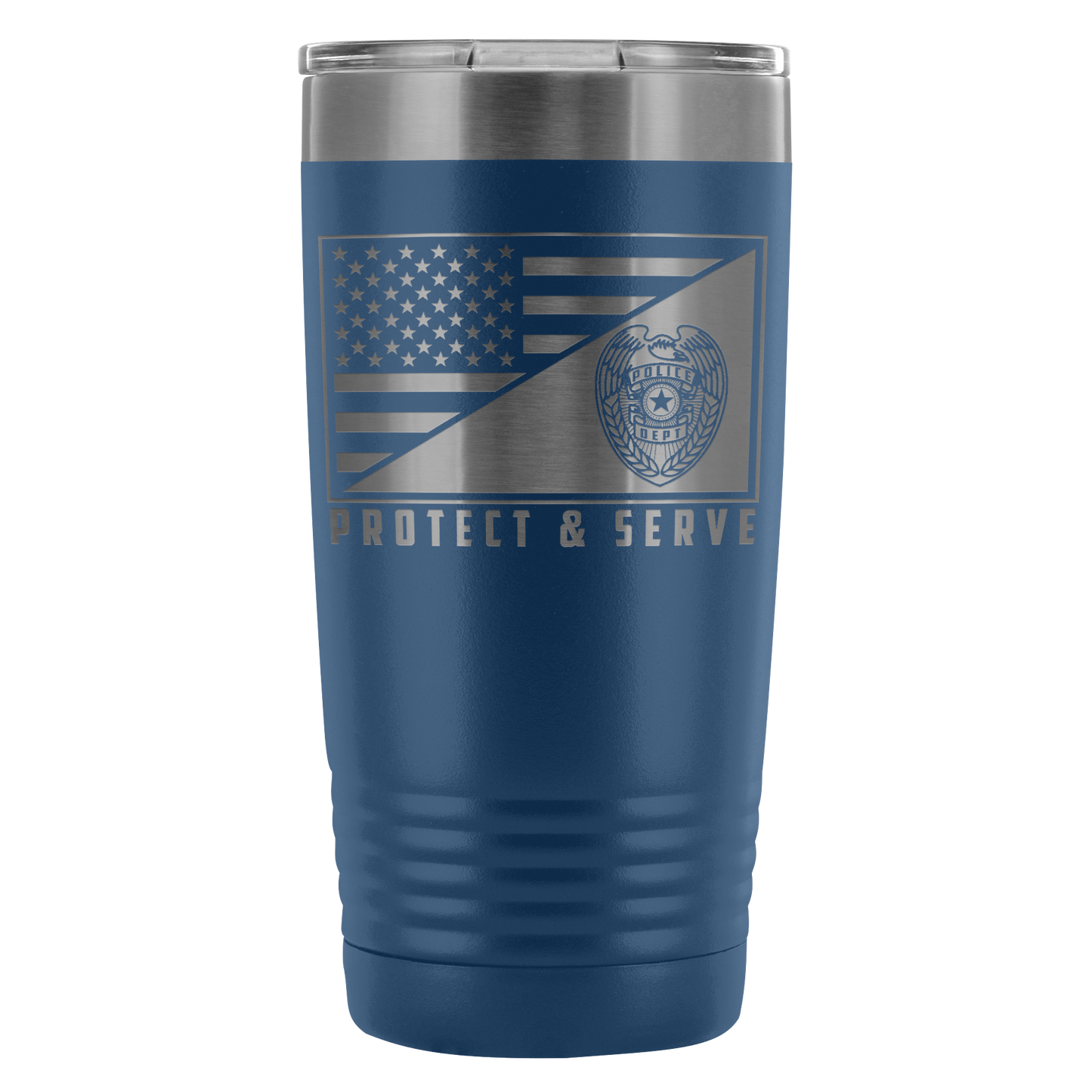 Protect & Serve police Tumbler