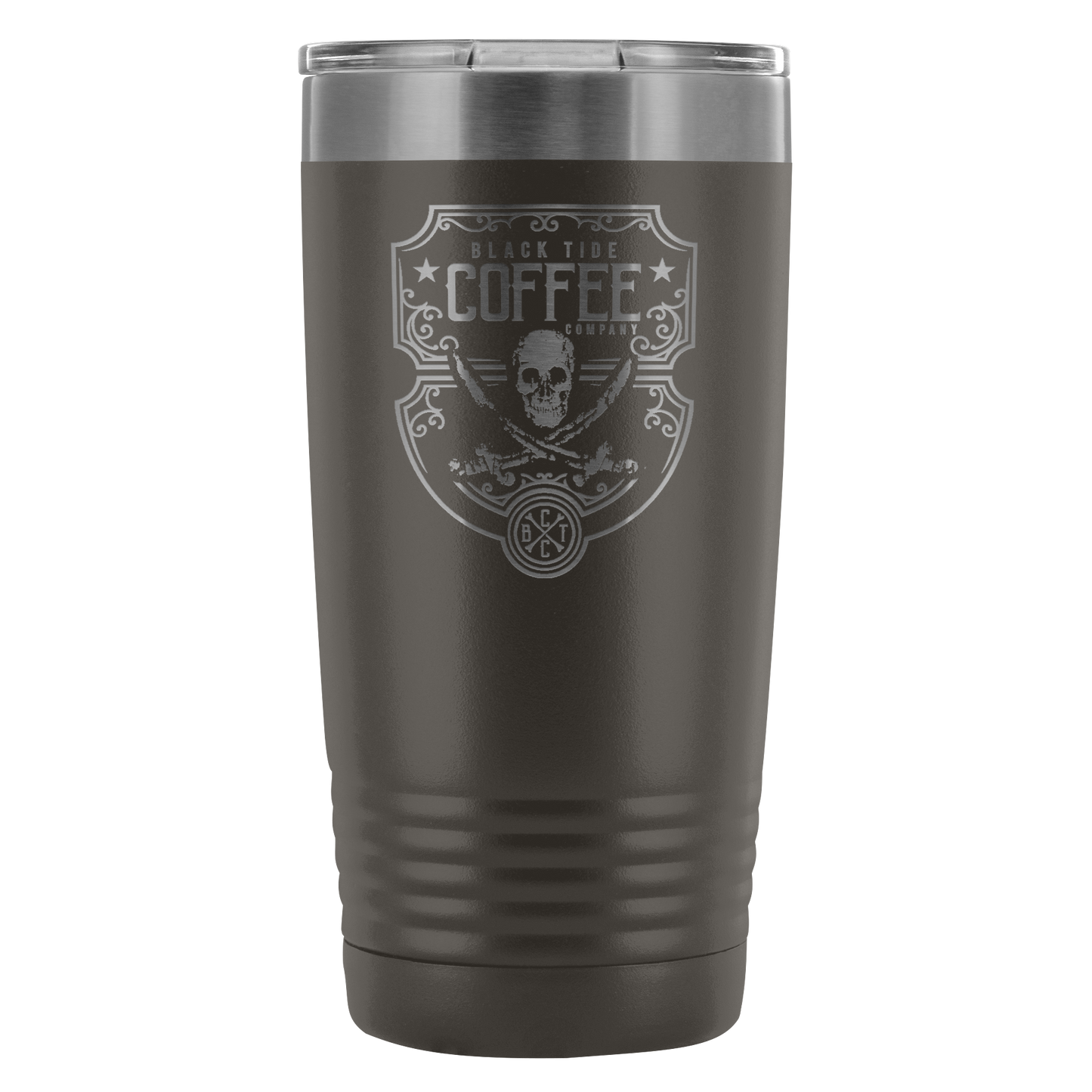 Black tide coffee tumbler