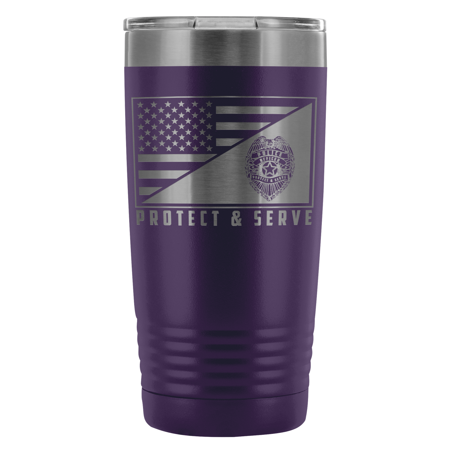 Police protect & serve Tumbler