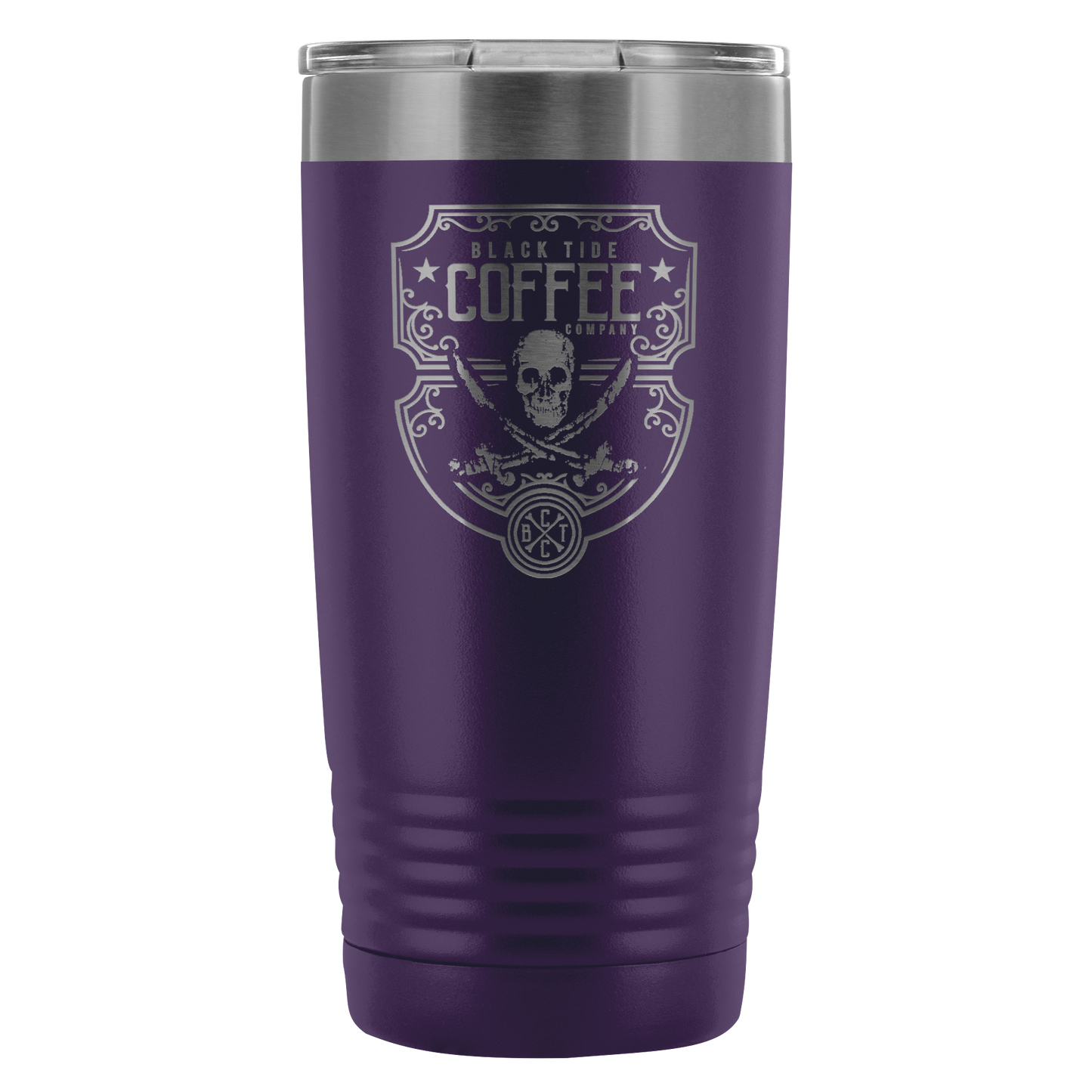 Black tide coffee tumbler